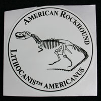 Lithocanis americanus - window sticker